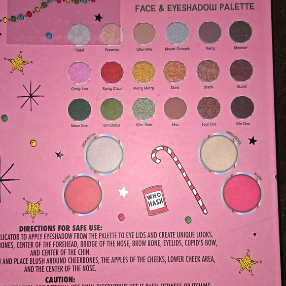 The Grinch Face & Eyeshadow Palette - Picture 4 of 6